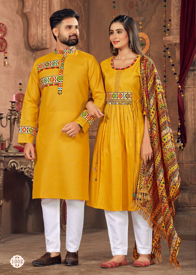 Banwery Navratri 2023 Couple Wear Readymade Suits Catalog